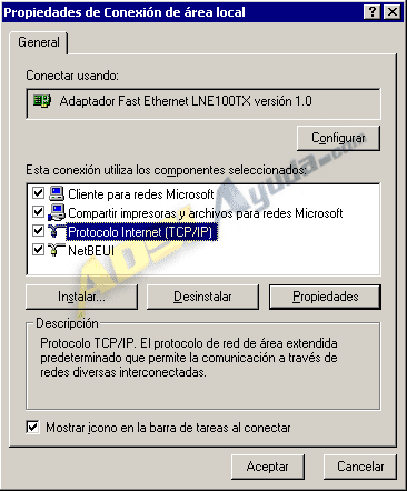 Propiedades de Conexi�n