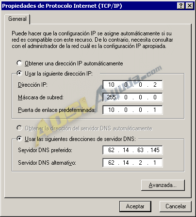 IP privada fija