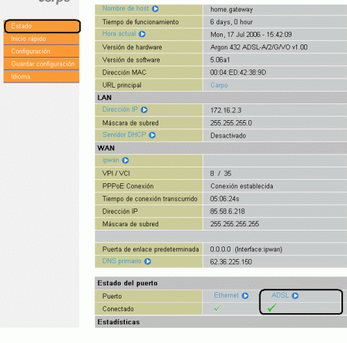 Guía de configuración Carpobox