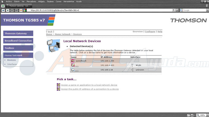 tg585v7 firmware update