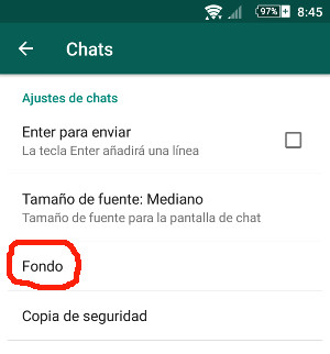 Opción Fondo