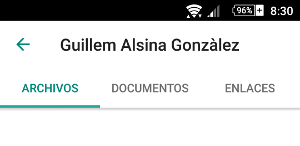 Aquí tenemos las tres secciones de las que está compuesto el informe de lo que hemos enviado a nuestro contacto