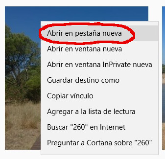 Abriremos la imagen en una nueva pestaña
