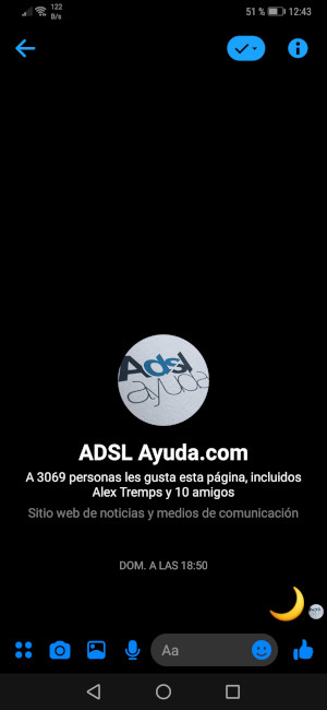 Modo oscuro activado