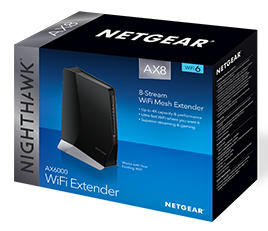 La caja de este extensor Wi-Fi de Netgear