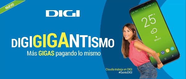 Cartel promocional de la nueva oferta de DIGI