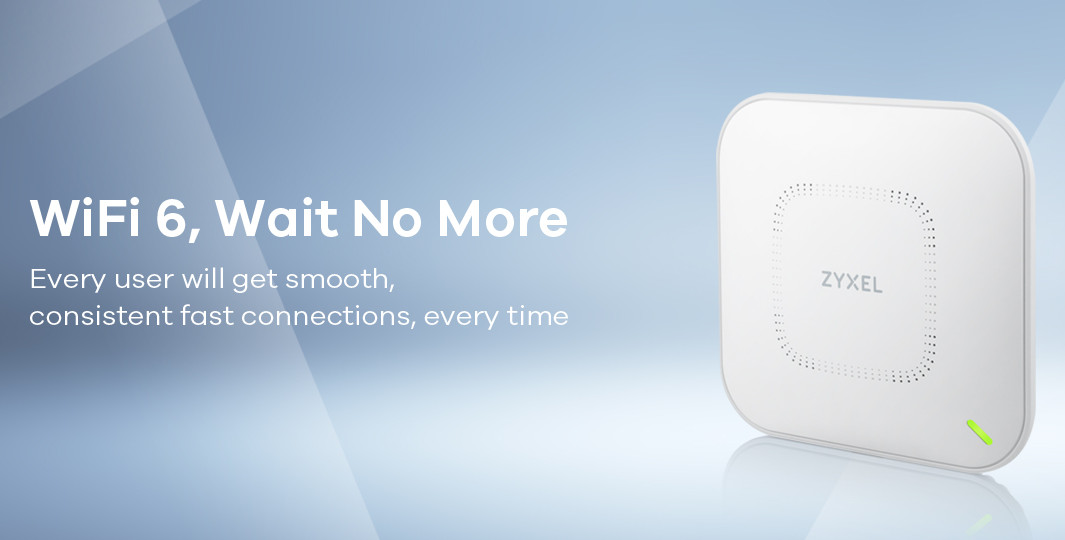 Punto de acceso Zyxel compatible con Wi-Fi 6
