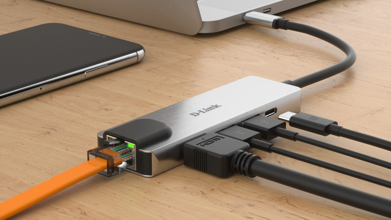 D-Link presenta nuevos hubs USB-C