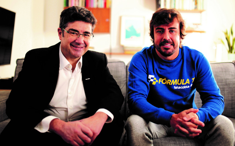 Telecable ficha a fernando Alonso