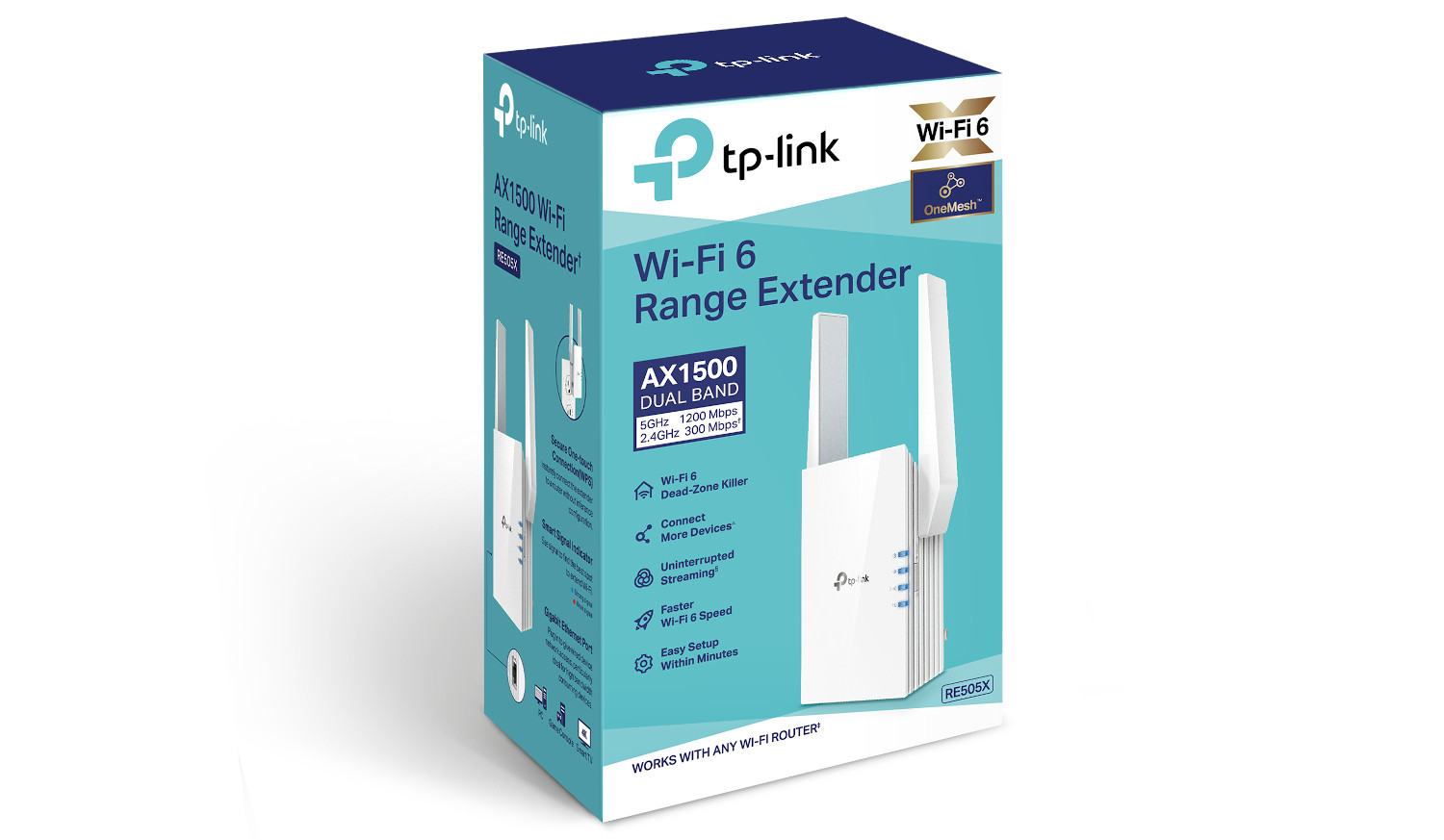 Caja del TP-Link RE505X