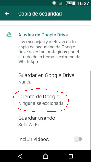 Cuenta de Google