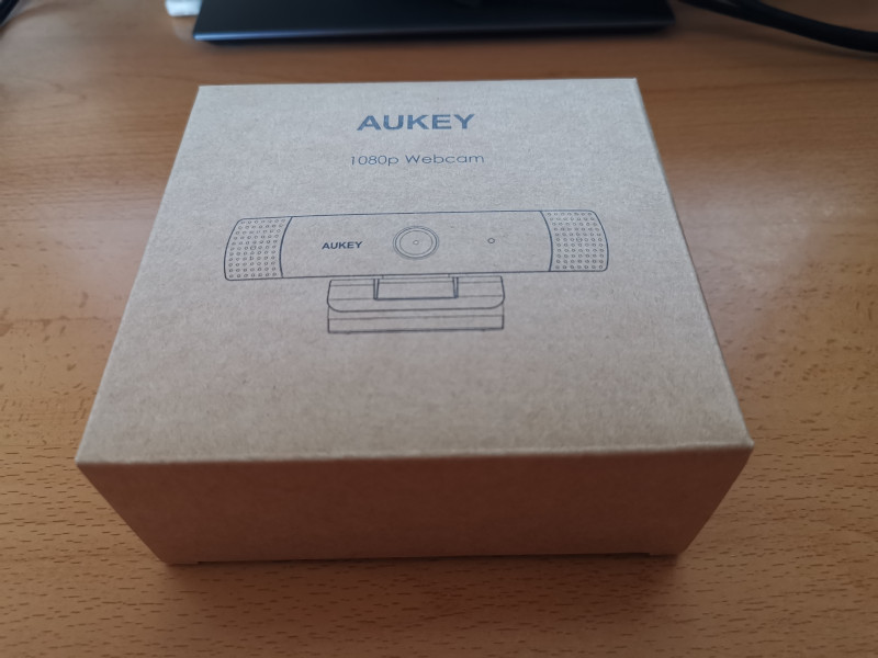 Packagind de la webcam de Aukey