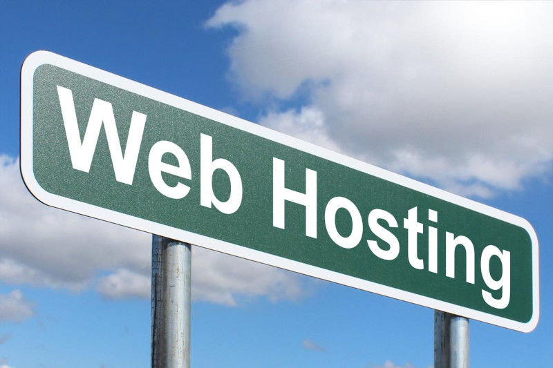 Cartel alusivo a un hosting